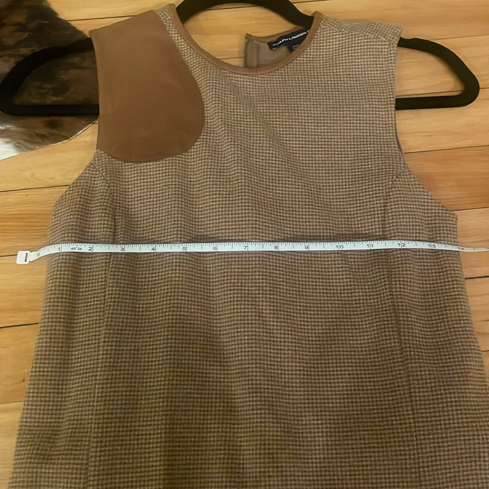 Vintage XS Ralph Lauren Houndstooth Shift Dress - Picture 9 of 9